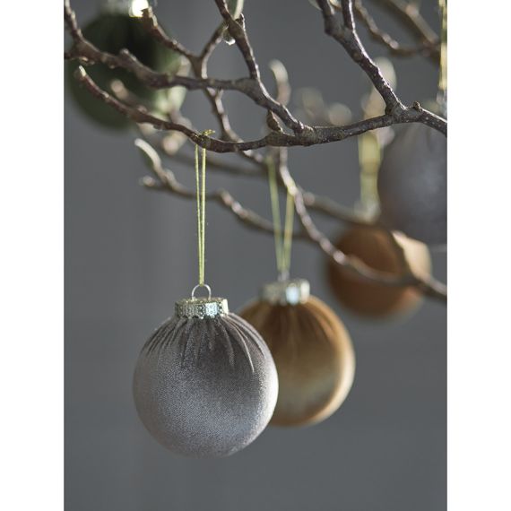 Набор ёлочных украшений Velvet Christmas из коллекции New Year Essential, 6 шт., Tkano, изображение 3