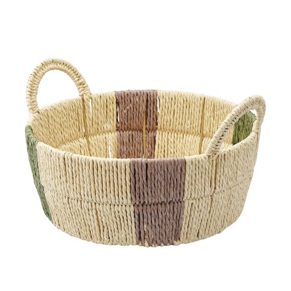 Корзина плетеная круглая Bodhran Nature из коллекции Ethnic, размер M, Tkano, изображение 2