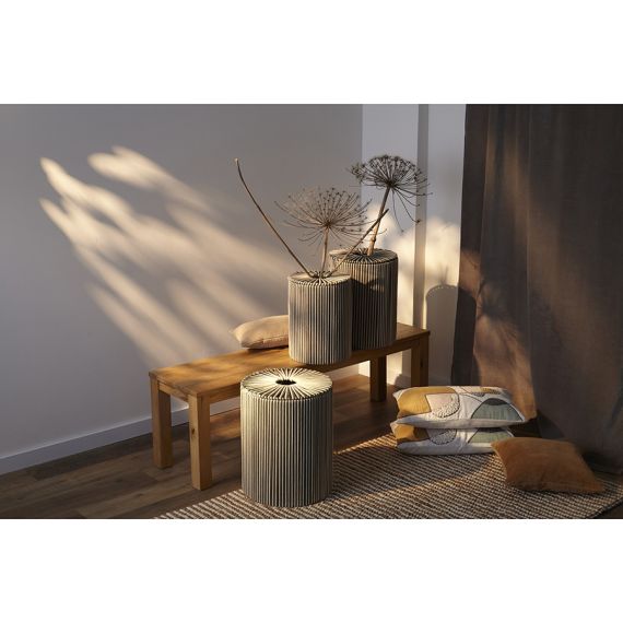 Корзина плетеная Dholak Grey из коллекции Ethnic, размер S, Tkano, изображение 3
