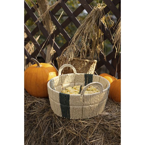 Корзина плетеная овальная Bodhran Nature из коллекции Ethnic, размер S, Tkano, изображение 2