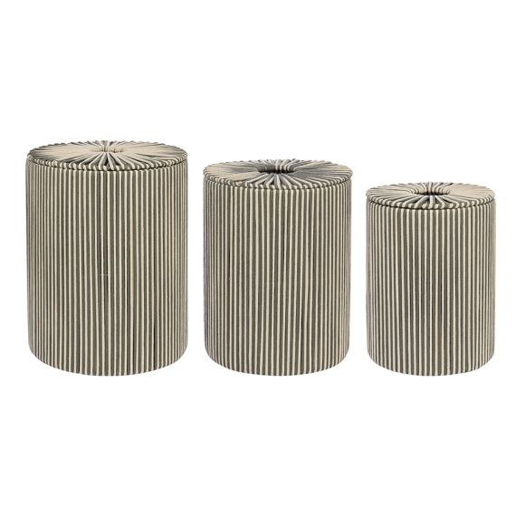 Корзина плетеная Dholak Grey из коллекции Ethnic, размер M, Tkano, изображение 15