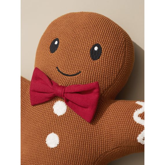 Подушка вязаная Classy gingerbread из коллекции New Year Essential, 40х50 см, Tkano, изображение 3