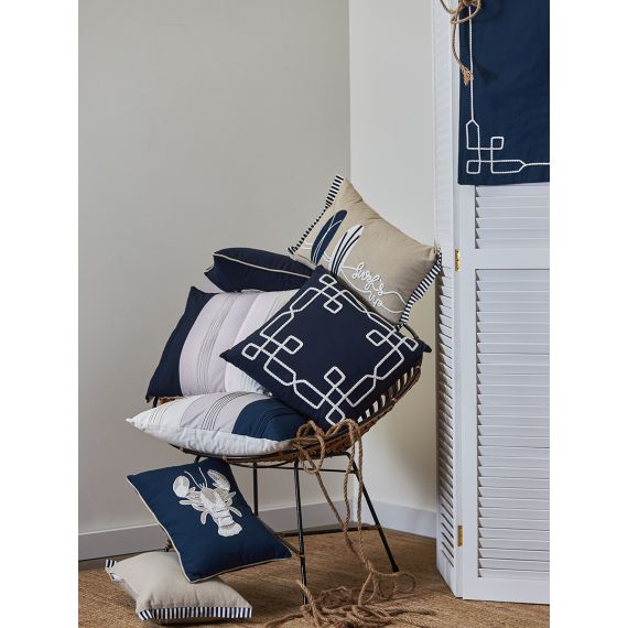 Подушка декоративная Navy mood из коллекции Sea treasures, 45х45 см, Tkano, изображение 2