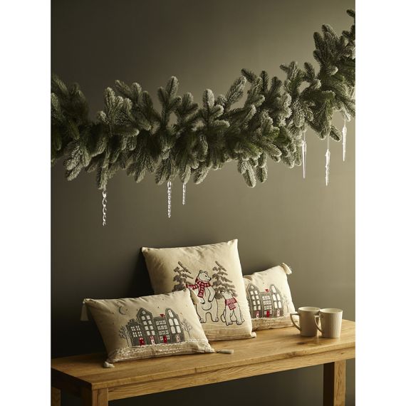 Подушка декоративная Festive bears из коллекции New Year Essential, 45х45 см, Tkano, изображение 3
