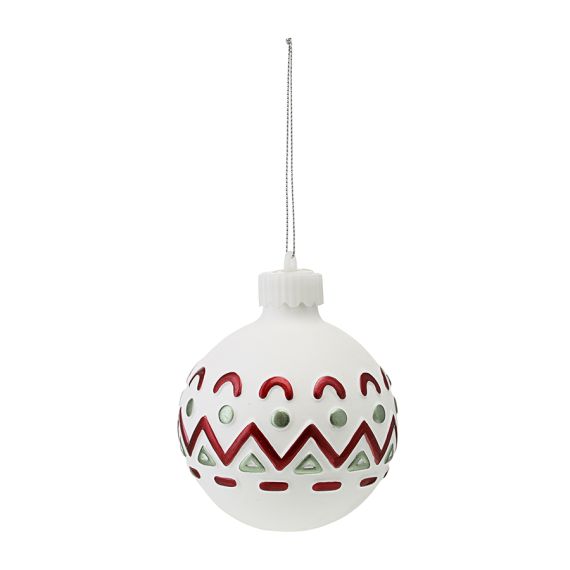 Набор ёлочных украшений с подсветкой Festive embroidey из коллекции New Year Essential, 4 шт., Tkano, изображение 17