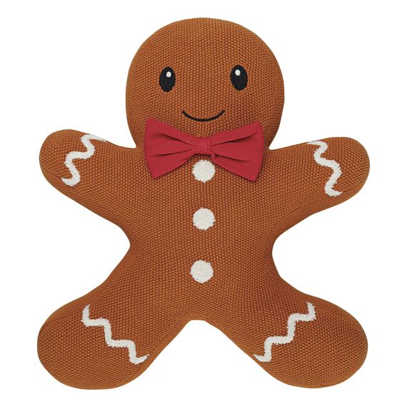 Подушка вязаная Classy gingerbread из коллекции New Year Essential, 40х50 см, Tkano