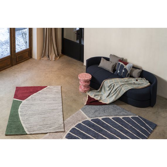 Плед из хлопка с рисунком Tea plantation из коллекции Terra, 130х180 см, Tkano, изображение 10