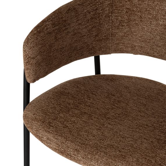 Стул барный Helning, мягкий шенилл, светло-коричневый, Bergenson Bjorn, изображение 4