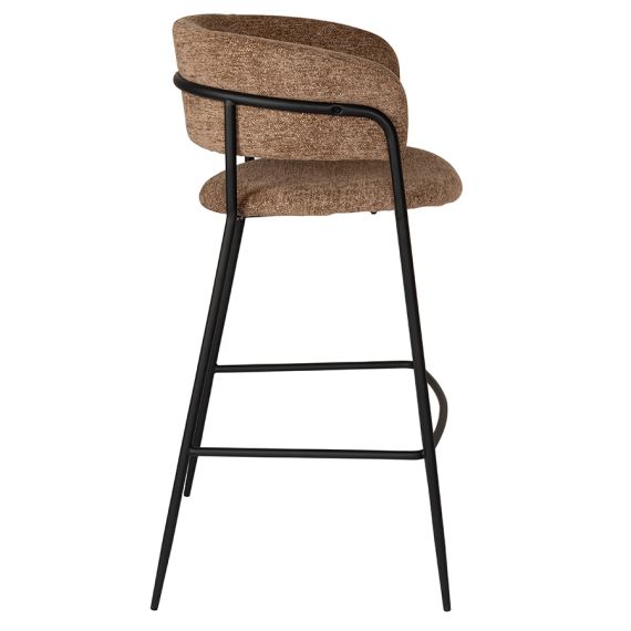 Стул барный Helning, мягкий шенилл, светло-коричневый, Bergenson Bjorn, изображение 2