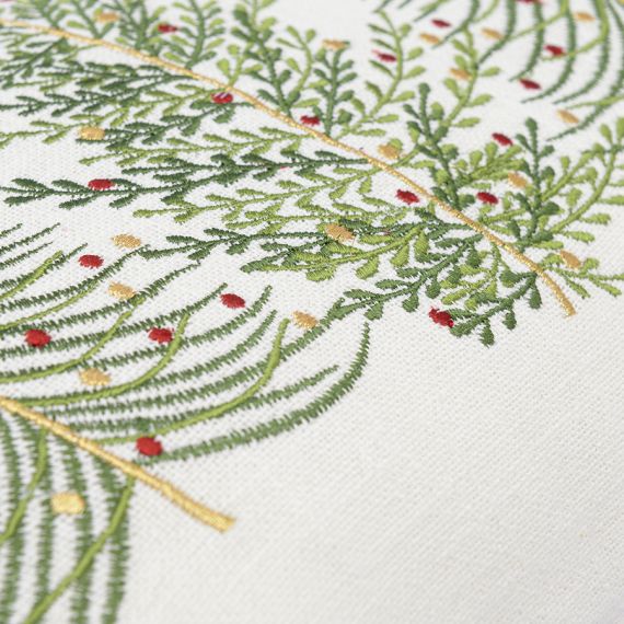 Подушка декоративная с вышивкой Christmas tree из коллекции New Year Essential, 30х45 см, Tkano, изображение 14