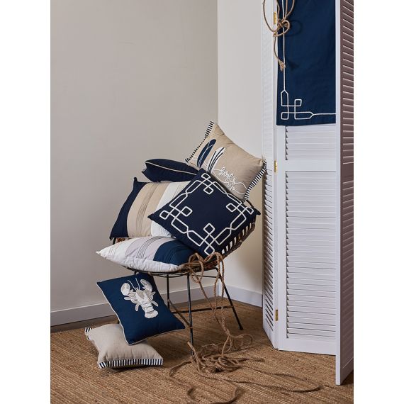 Подушка декоративная Navy story из коллекции Sea treasures, 45х45 см, Tkano, изображение 3