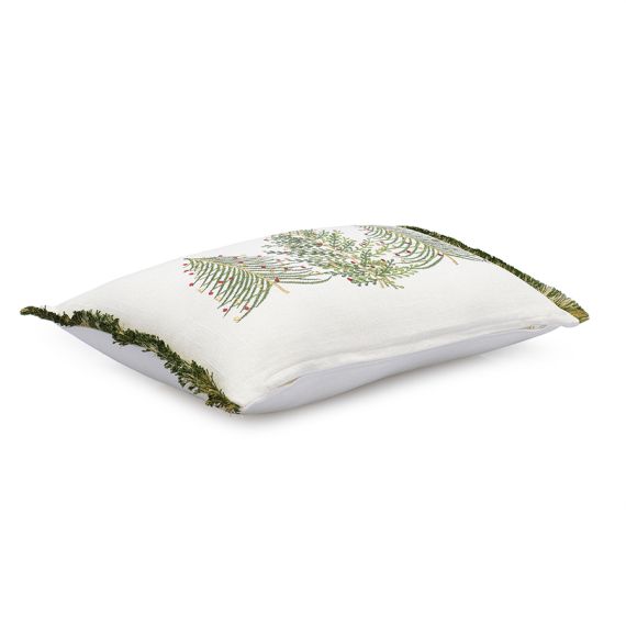 Подушка декоративная с вышивкой Christmas tree из коллекции New Year Essential, 30х45 см, Tkano, изображение 12