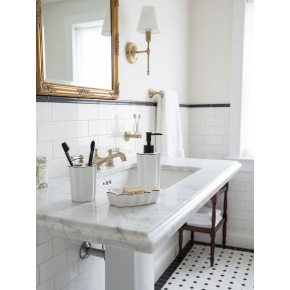 Мыльница Camellia, белая, Bergenson Bjorn Bath, изображение 4