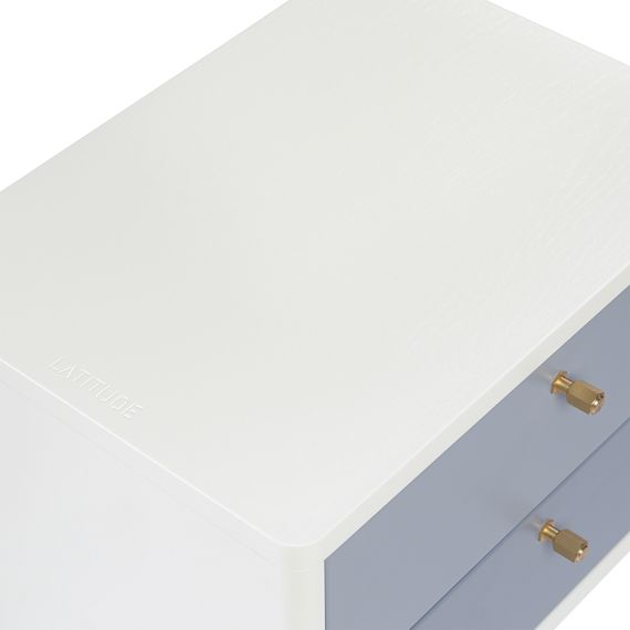 Тумба прикроватная Saga, Hordur, 55х40х50 см, белая, LATITUDE, изображение 16