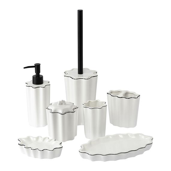 Подставка для ванных принадлежностей Camellia, белая, Bergenson Bjorn Bath, изображение 5