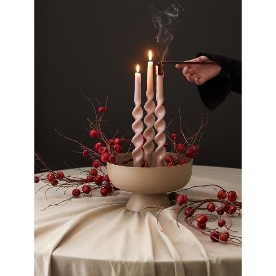 Набор аксессуаров для свечей дымчато-коричневого цвета из коллекции Essential, Tkano, изображение 7