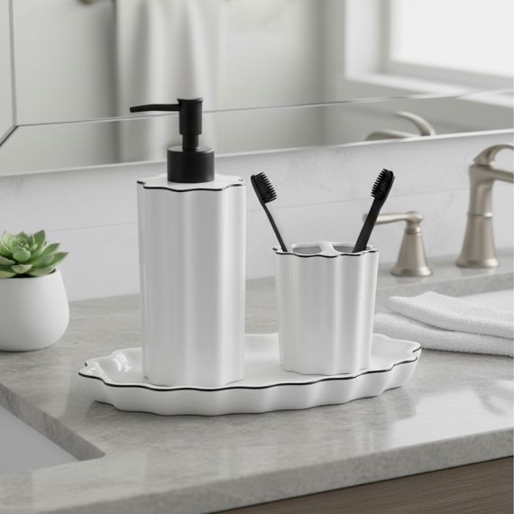 Органайзер для зубных щеток Camellia, белый, Bergenson Bjorn Bath, изображение 2