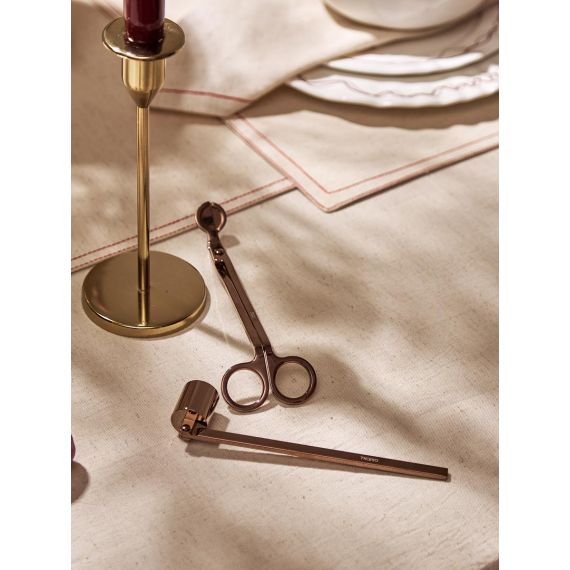 Набор аксессуаров для свечей дымчато-коричневого цвета из коллекции Essential, Tkano, изображение 3