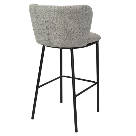 Стул барный Foggy, букле, серый, Bergenson Bjorn, изображение 3