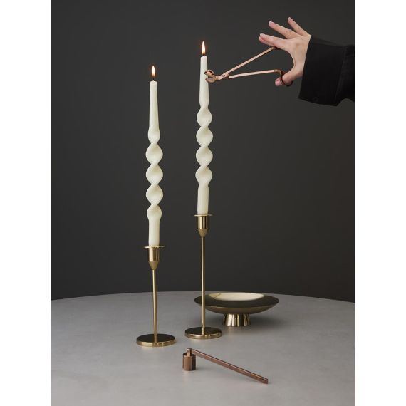 Набор аксессуаров для свечей дымчато-коричневого цвета из коллекции Essential, Tkano, изображение 4