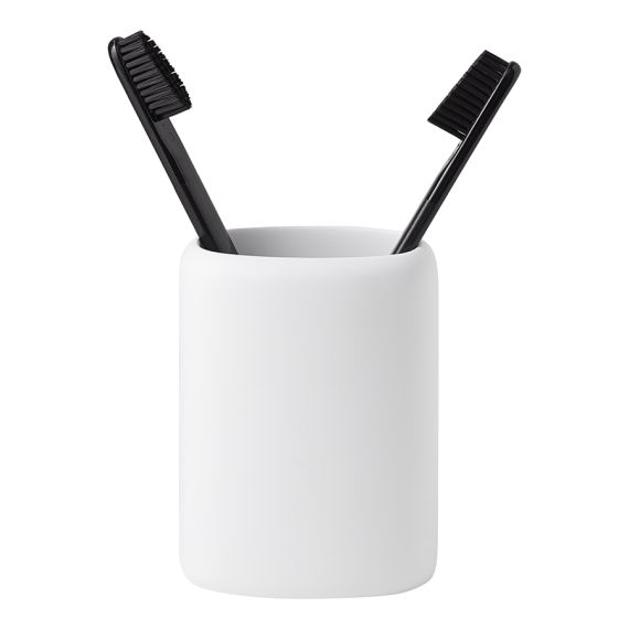 Стакан для зубных щеток Slim, белый, Bergenson Bjorn Bath, изображение 2