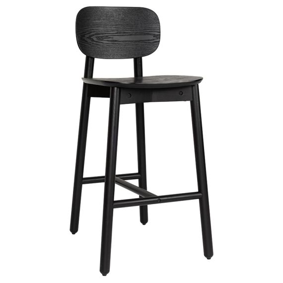 Стул барный Saga, темно-серый, LATITUDE