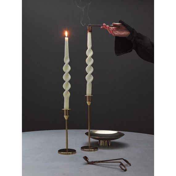 Набор аксессуаров для свечей дымчато-коричневого цвета из коллекции Essential, Tkano, изображение 5