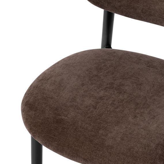 Стул Раунд (Round), рогожка, коричневый, Bergenson Bjorn, изображение 4