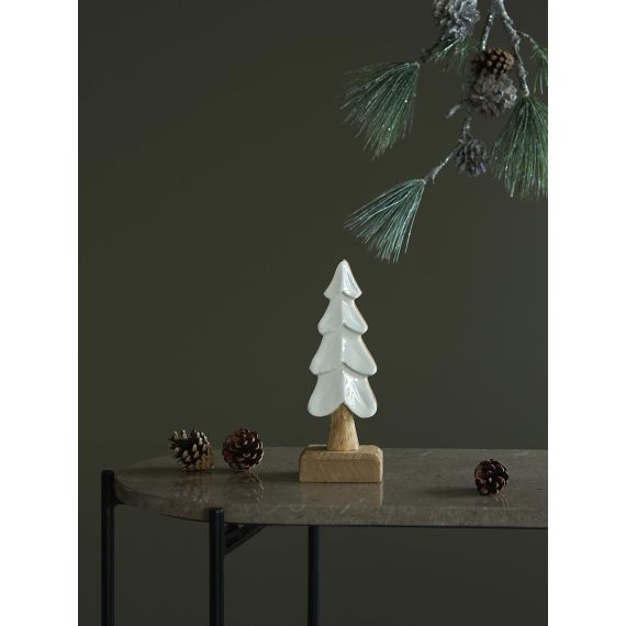 Декор новогодний Snowy tree из коллекции New Year Essential, 20 см, Tkano, изображение 3