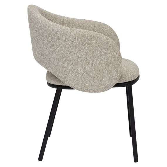 Стул Coastal, букле, крем-брюле/черный, Bergenson Bjorn, изображение 2