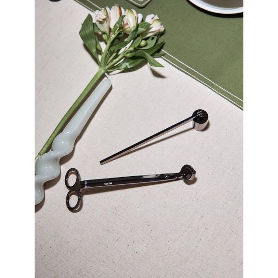 Набор аксессуаров для свечей графитового цвета из коллекции Essential, Tkano, изображение 2