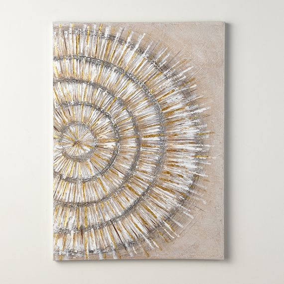 Панно декоративное Tessera beige №2, 50х70 см, Bergenson Bjorn