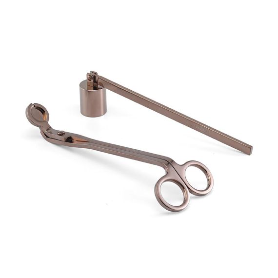 Набор аксессуаров для свечей дымчато-коричневого цвета из коллекции Essential, Tkano