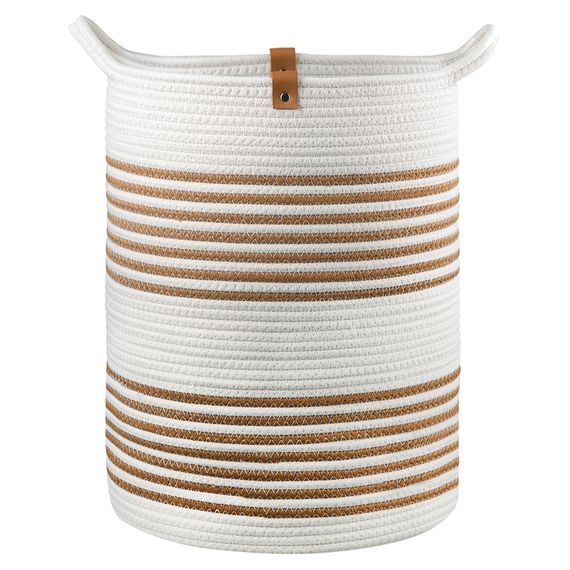 Корзина для хранения Thea 35х48 см, бежевая/горчичная, Bergenson Bjorn